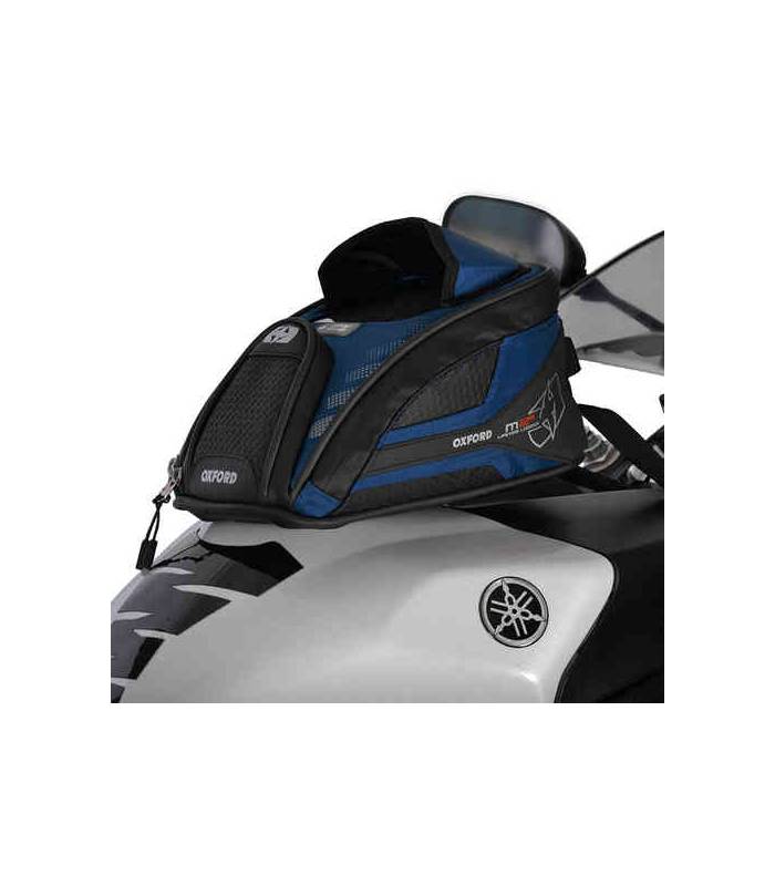 LevneMoto - Tankbag na motocykl M2R, OXFORD - Anglie (modrý, s magnetickou základnou, objem 