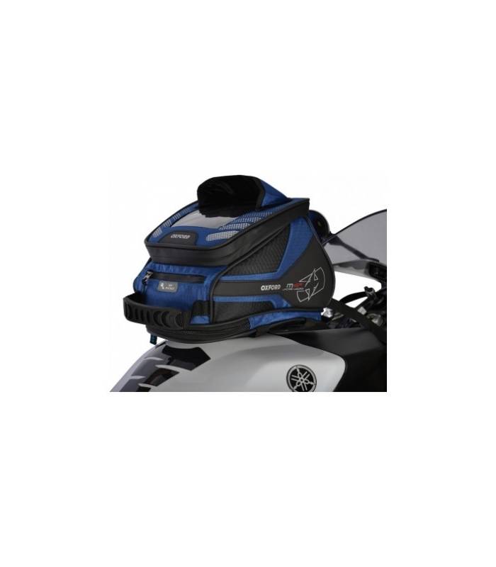 LevneMoto - Tankbag na motocykl Q4R QR, OXFORD - Anglie (modrý, s rychloupínacím systémem na