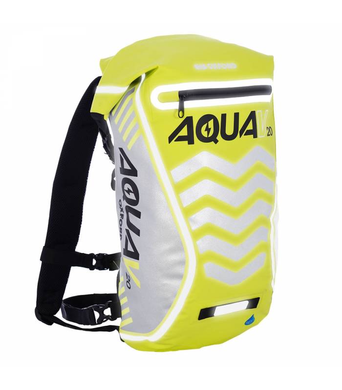 LevneMoto - Vodotěsný batoh Aqua V20 Extreme Visibility 2016, OXFORD - Anglie (žlutá fluo/re