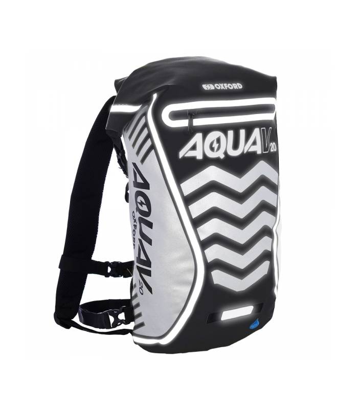 LevneMoto - Vodotěsný batoh Aqua V20 Extreme Visibility 2016, OXFORD - Anglie (černá/reflexn