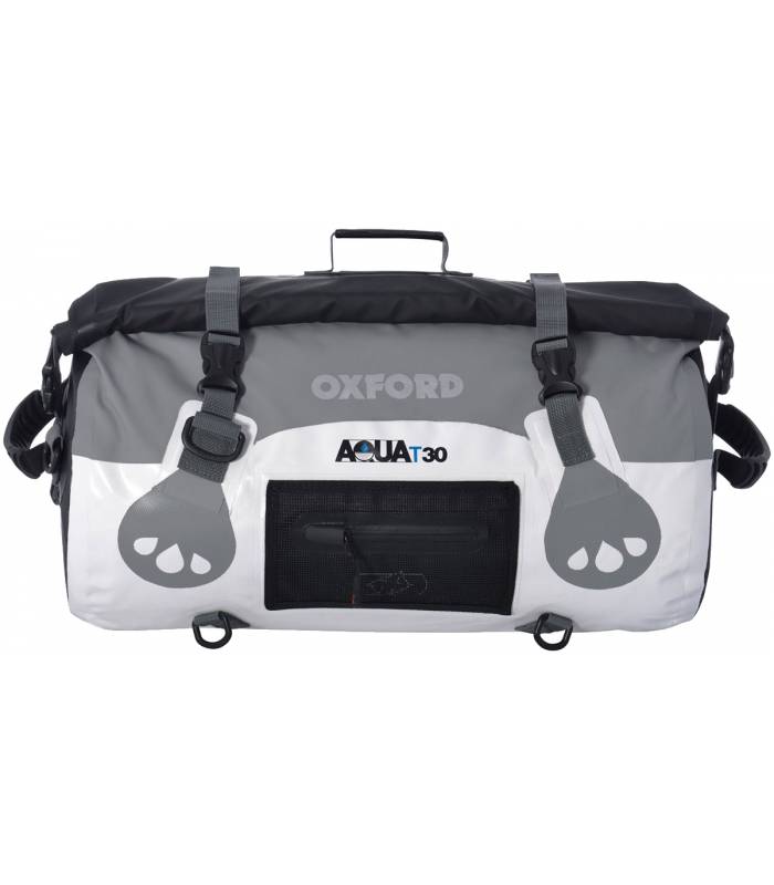 LevneMoto - Vodotěsný vak Aqua30 Roll Bag 2016, OXFORD - Anglie (bílý/šedý, objem 30l)