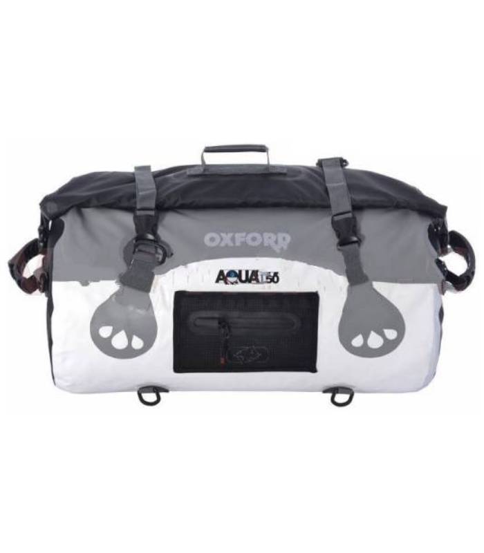 LevneMoto - Vodotěsný vak Aqua50 Roll Bag 2016, OXFORD - Anglie (bílý/šedý, objem 50l)