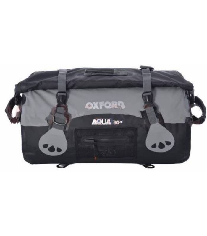 LevneMoto - Vodotěsný vak Aqua50 Roll Bag 2016, OXFORD - Anglie (černý/šedý, objem 50l)