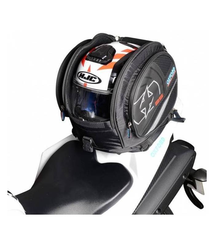 LevneMoto - Brašna na přilbu X25 Lifetime Tailpack Deluxe, OXFORD - Anglie (černá, objem 25l