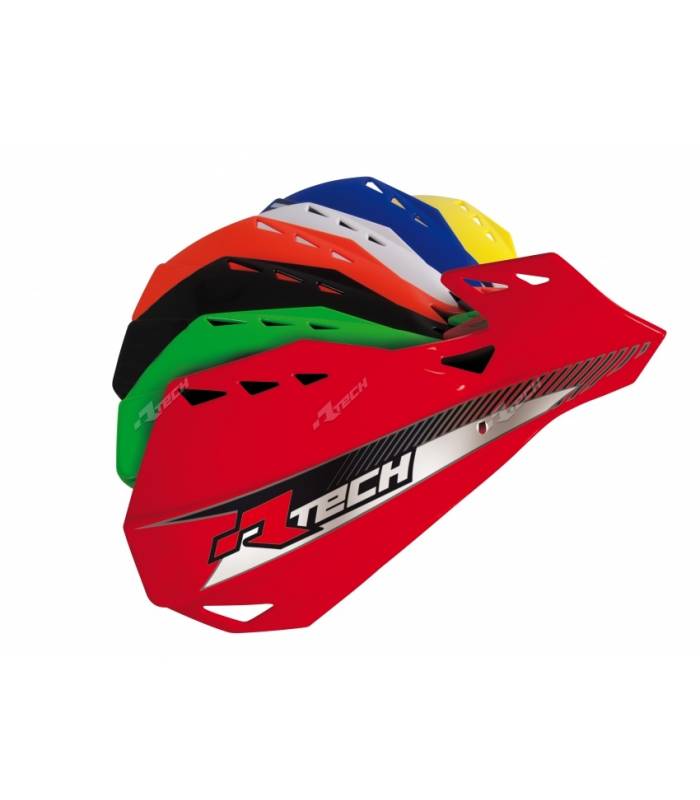 LevneMoto - Náhradní plasty krytů páček DUAL EVO, RTECH - Itálie (oranžové, pár)