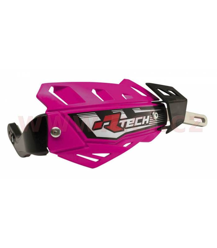 LevneMoto - Kryty páček FLX ALU, RTECH - Itálie (neon růžové, bez montážní sady - nutno doko