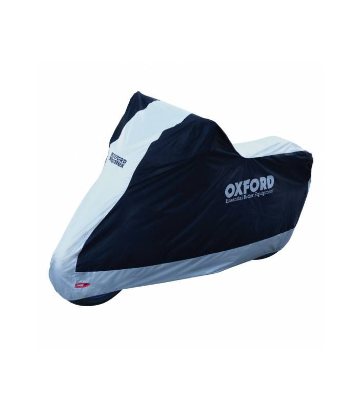 LevneMoto - Plachta na motorku Aquatex Scooter model 2016, OXFORD - Anglie (černá/stříbrná, 