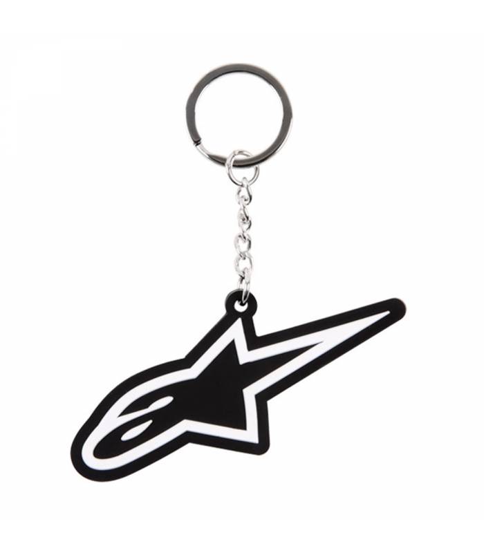 LevneMoto - Klíčenka VITAL, ALPINESTARS - Itálie (černá/bílá)