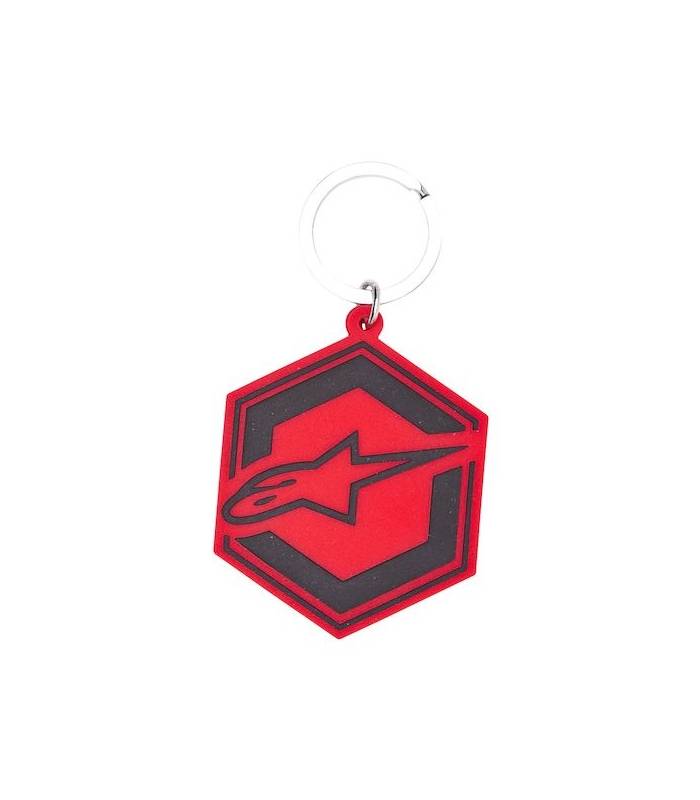 LevneMoto - Klíčenka IGNITION, ALPINESTARS - Itálie (černá/červená)