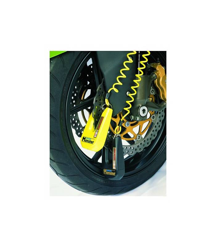 LevneMoto - Připomínač kotoučového zámku, OXFORD - Anglie (reflexní žlutý)