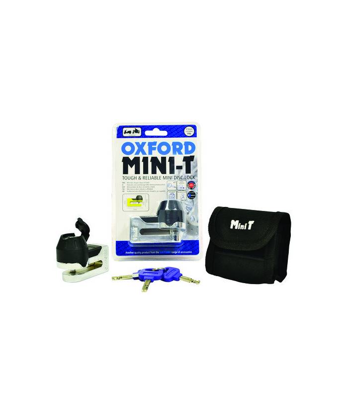 LevneMoto - Zámek kotoučové brzdy Mini T, OXFORD - Anglie (chrom)