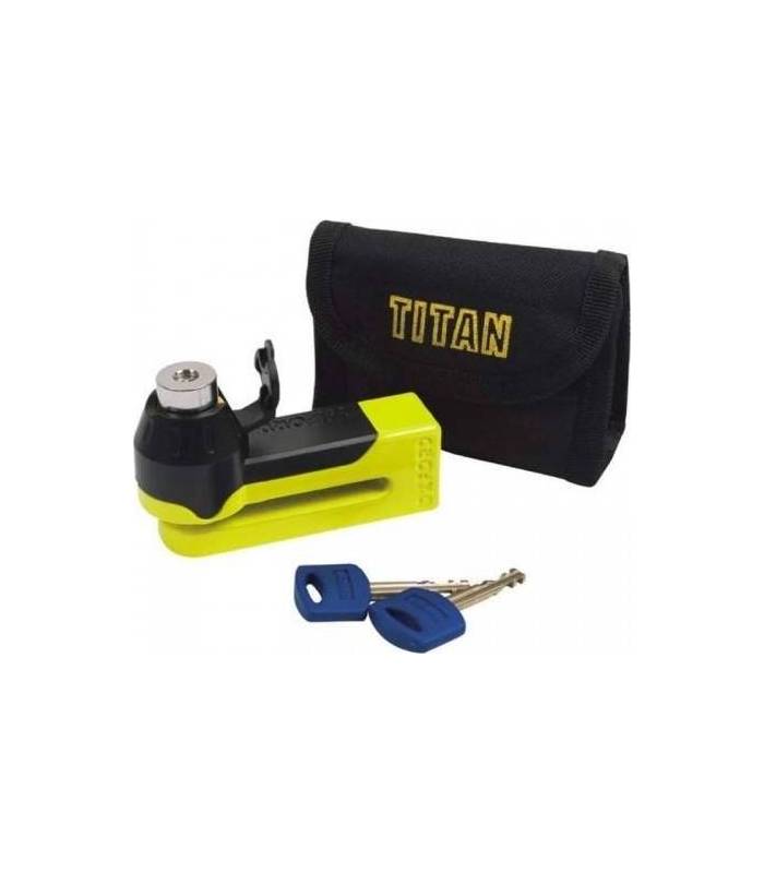 LevneMoto - Zámek kotoučové brzdy Titan, OXFORD - Anglie (žlutý)