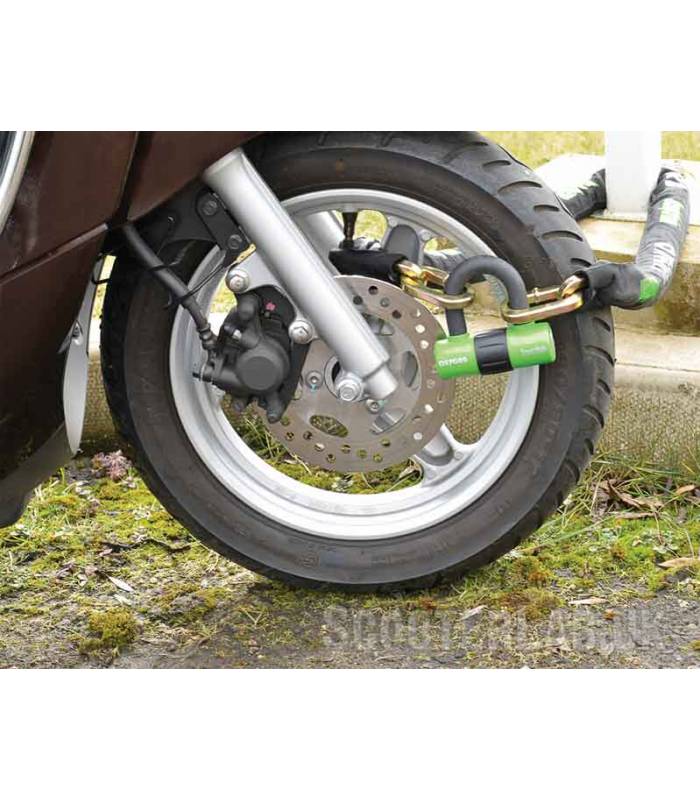 LevneMoto - řetězový zámek na motocykl Scoot Chain Heavy Duty, OXFORD - Anglie (délka 1,5m)