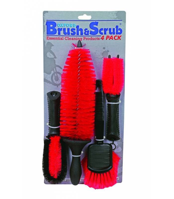 LevneMoto - Sada kartáčů pro čištění, OXFORD - Anglie (sada 4ks)