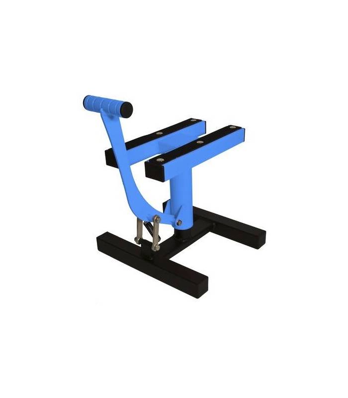 LevneMoto - Stojan MX, QTECH - EU (černá matná/modrá neon)