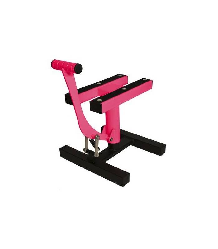 LevneMoto - Stojan MX, QTECH - EU (černá matná/neon růžová)