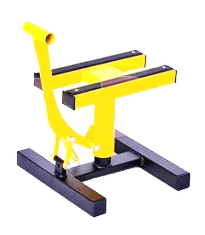 LevneMoto - Stojan MX, QTECH - EU (černá matná/svítivě žlutá - neon)