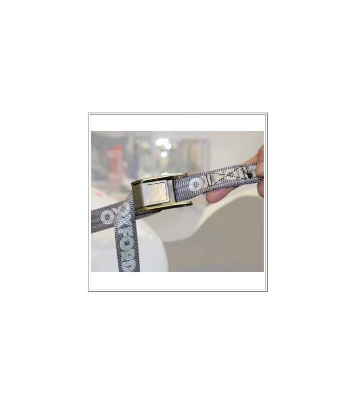 LevneMoto - Popruhy Straps 2 nastavitelné a zesílené, OXFORD - Anglie (šedé, šířka 25mm)