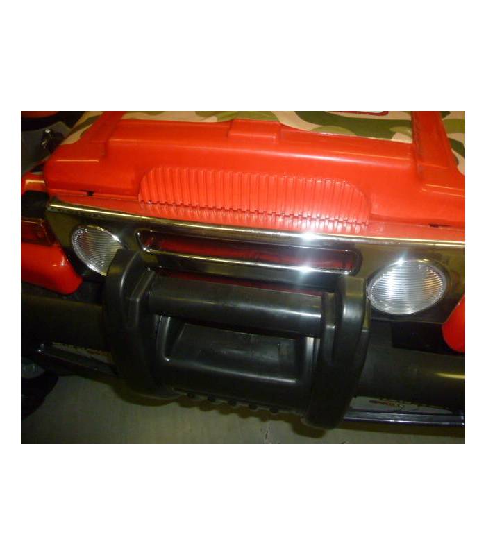 LevneMoto - Elektrické autíčko Jeep TRANSPORTER, 2x motor - červené