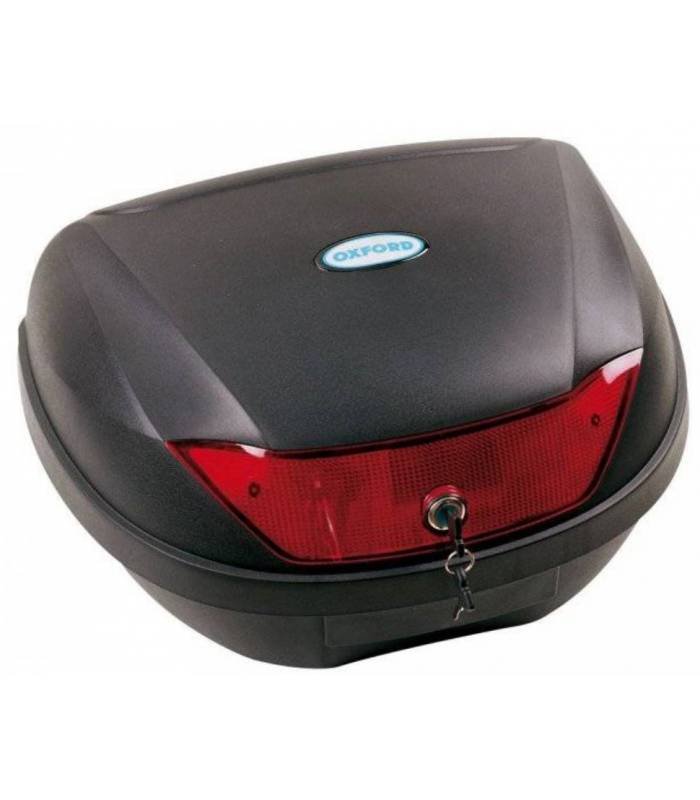 LevneMoto - Kufr Top Case plast, OXFORD - Anglie (černý nelakovaný, objem 44l)