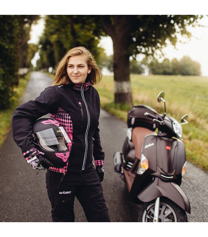 LevneMoto - Dámská softshell moto bunda W-TEC NF-2781