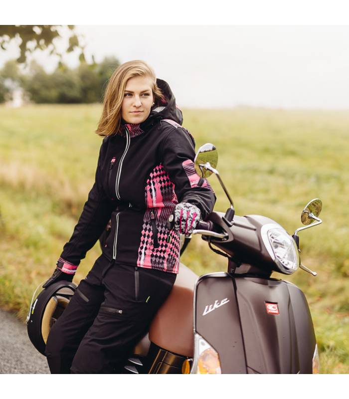 LevneMoto - Dámská softshell moto bunda W-TEC NF-2781