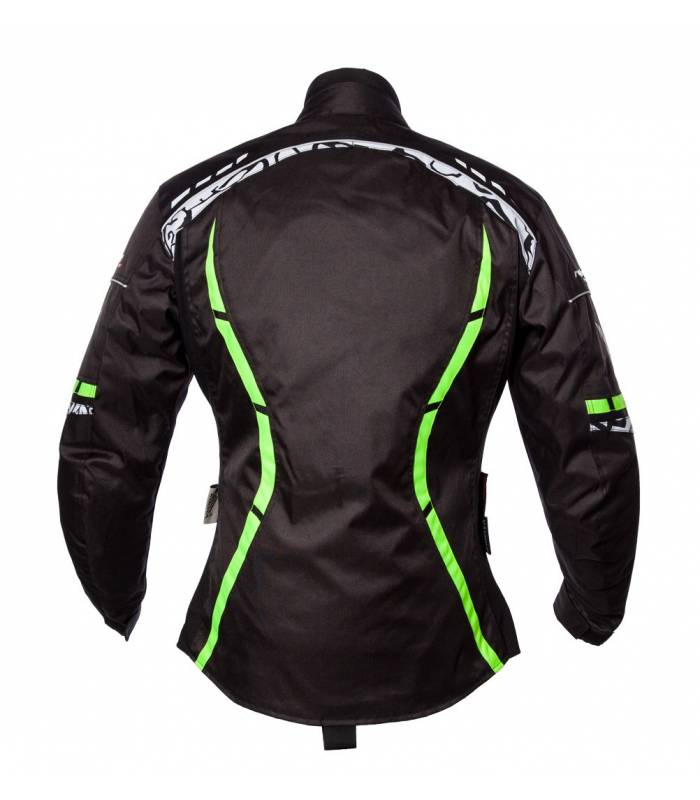 LevneMoto - Bunda Zelina, ROLEFF - Německo, dámská (černá/žlutá fluo)