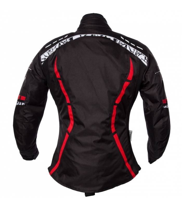 LevneMoto - Bunda Zelina, ROLEFF - Německo, dámská (černá/červená)