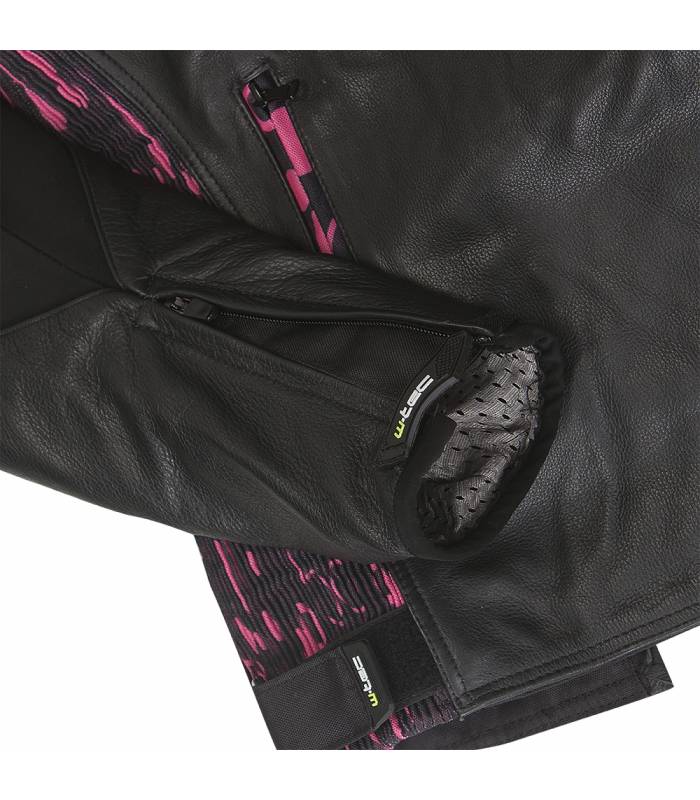 LevneMoto - Dámská kožená moto bunda W-TEC NF-1174