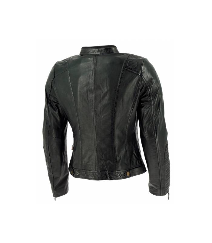 LevneMoto - Dámská kožená moto bunda Richa LOUSANNE-černá