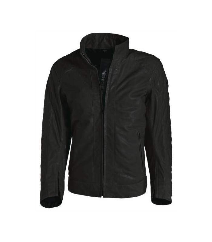 LevneMoto - Dámská kožená moto bunda Richa CAROLINE-černá