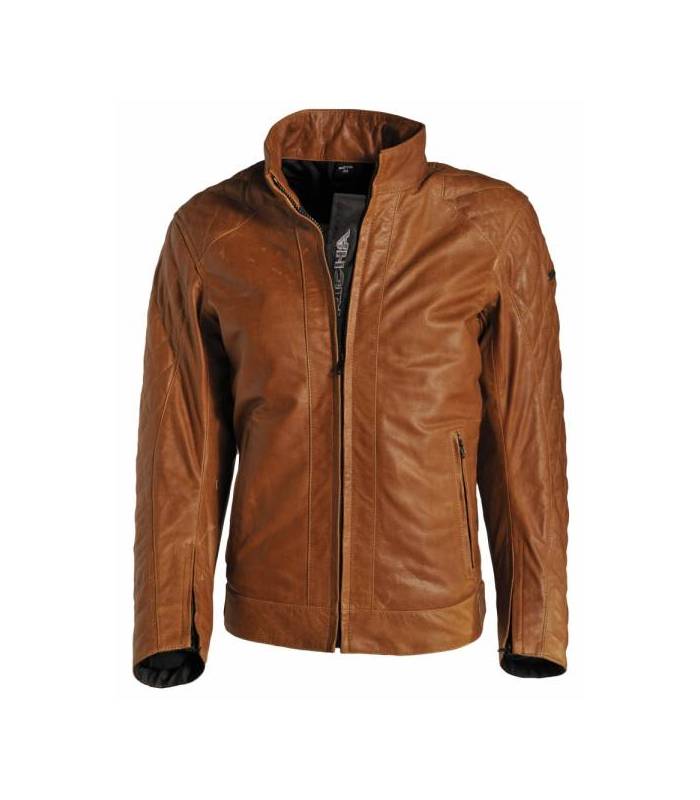 LevneMoto - Dámská kožená moto bunda Richa CAROLINE-hnědá