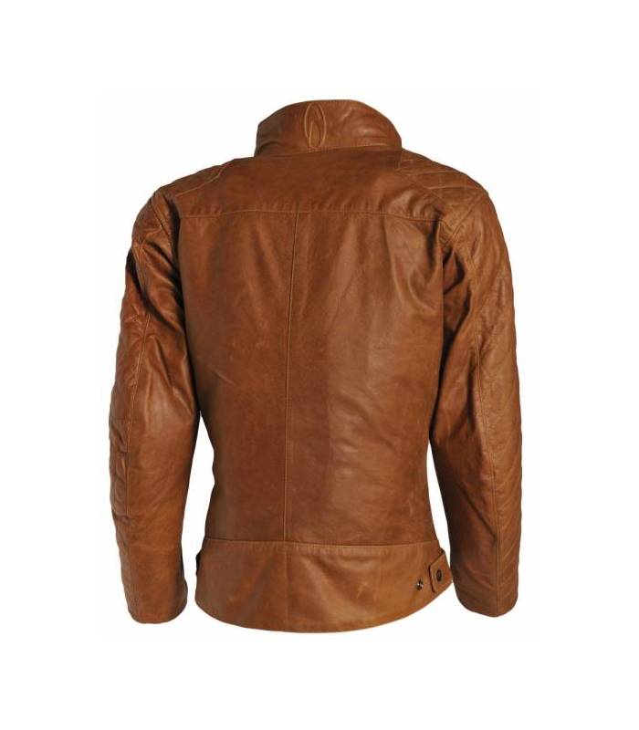 LevneMoto - Dámská kožená moto bunda Richa CAROLINE-hnědá