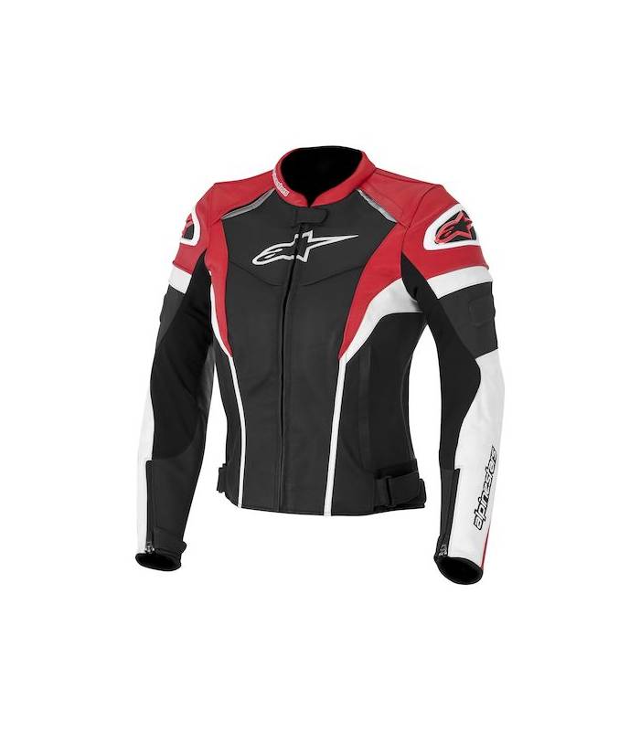 LevneMoto - Bunda STELLA GP PLUS R , ALPINESTARS - Itálie, dámská (červená/černá/bílá)
