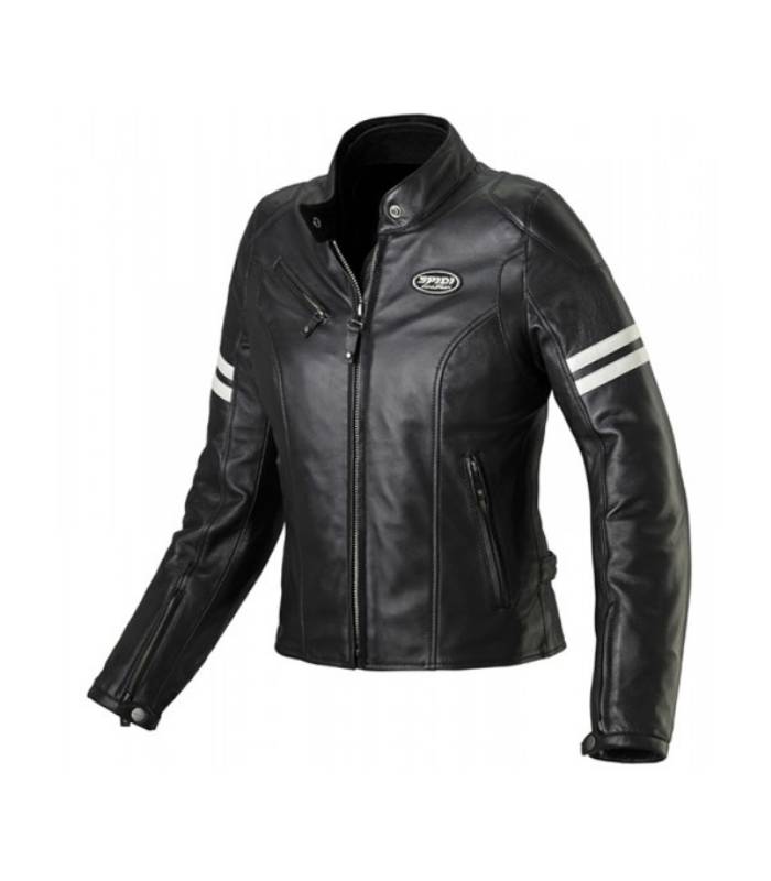LevneMoto - Bunda ACE LADY, SPIDI - Itálie, dámská (černá/bílá)