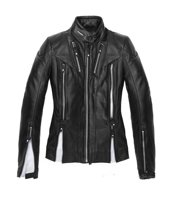 LevneMoto - Bunda STORMY LEATHER, SPIDI - Itálie, dámská (černá)