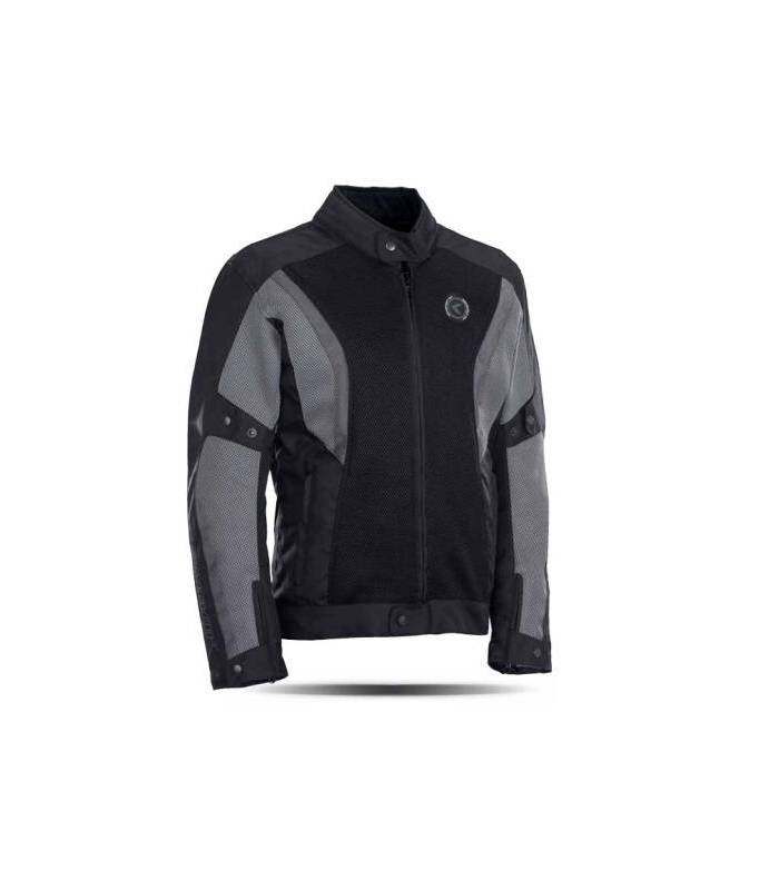LevneMoto - Moto bunda SMOOK Loop - černo šedá