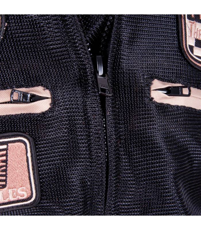 LevneMoto - Letní moto bunda BOS 6488 černá