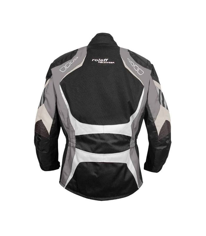 LevneMoto - Bunda Colombo, ROLEFF - Německo (černá/šedá/světle šedá)