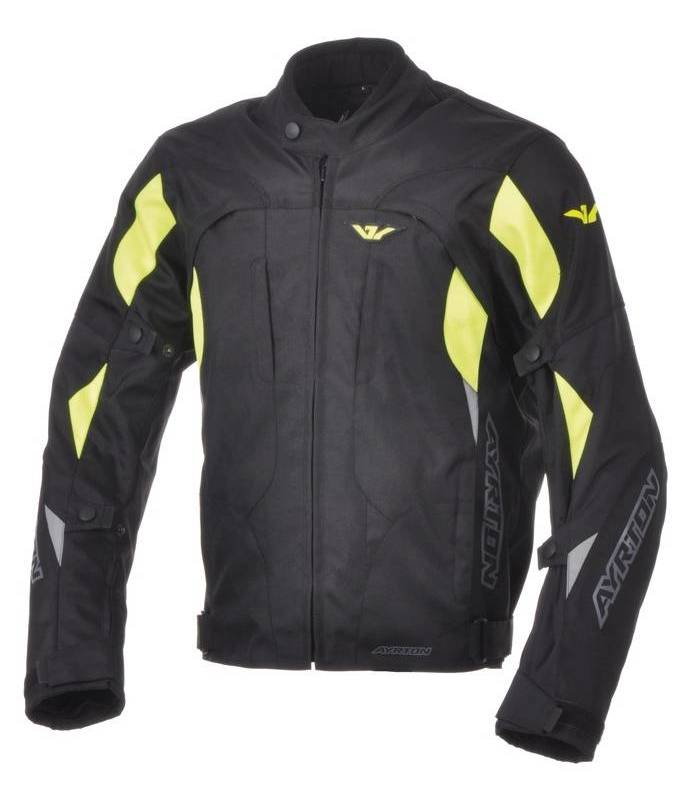 LevneMoto - Bunda Bullet, AYRTON - ČR (černá/žlutá fluo)