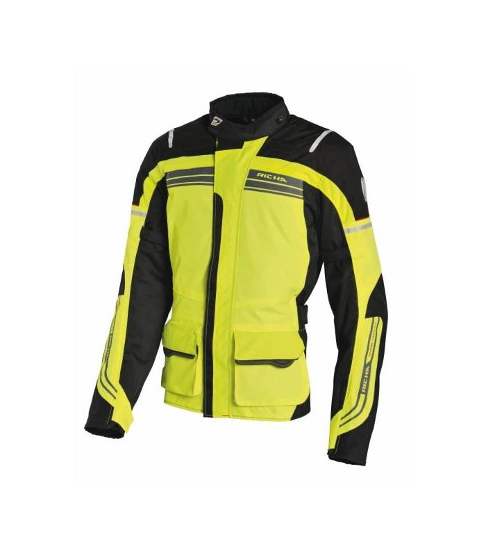 LevneMoto - Moto bunda Richa PHANTOM-žlutá fluo