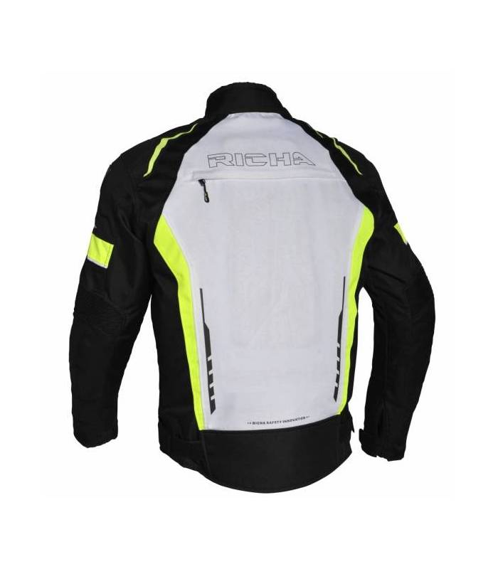 LevneMoto - Moto bunda Richa FALCON-bílo fluo žlutá