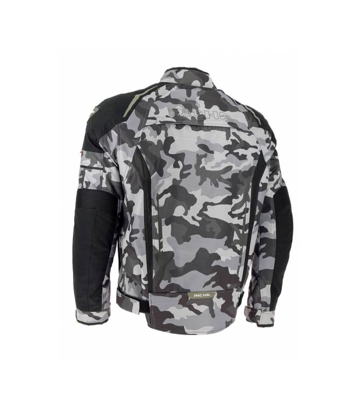 LevneMoto - Moto bunda Richa FALCON-šedá camo