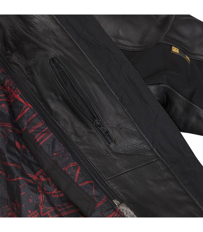 LevneMoto - Pánská kožená moto bunda W-TEC NF-1121