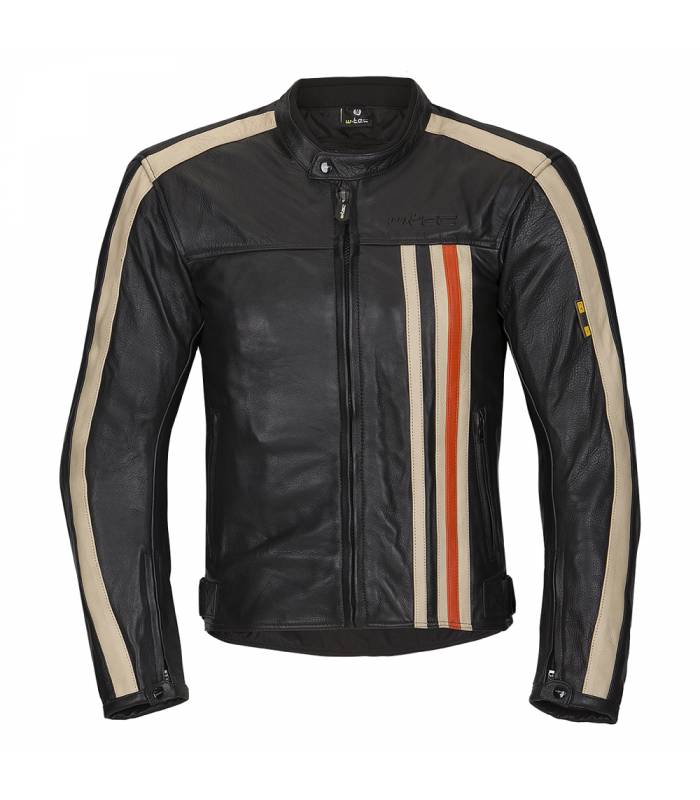LevneMoto - Pánská kožená moto bunda W-TEC NF-1114