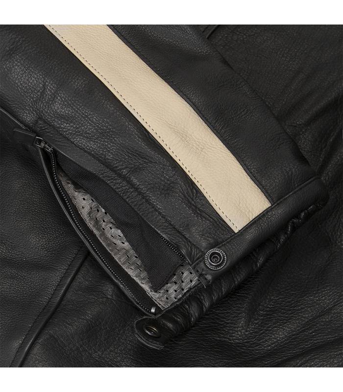 LevneMoto - Pánská kožená moto bunda W-TEC NF-1114