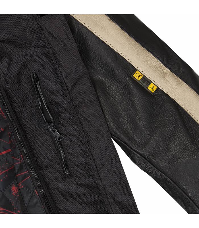 LevneMoto - Pánská kožená moto bunda W-TEC NF-1114