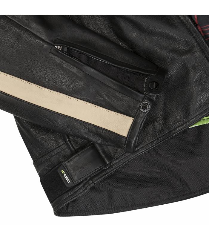 LevneMoto - Pánská kožená moto bunda W-TEC NF-1114