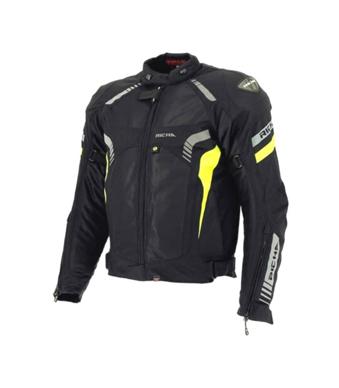 LevneMoto - Moto bunda Richa AIRFORCE-žlutá fluo