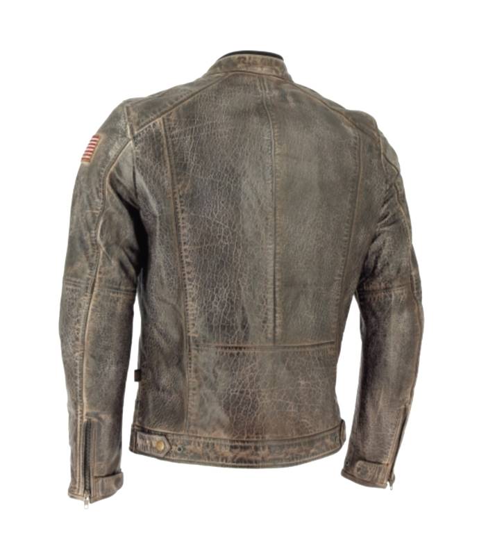 LevneMoto - Kožená moto bunda Richa AUSTIN-hnědá